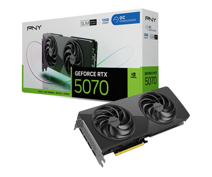 Karta graficzna PNY GeForce RTX 5070 Slim OC 12GB GDDR7 DLSS5